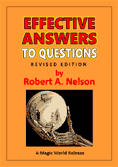 BOOK 3: Effective Answers to Questions by Robert A. Nelson