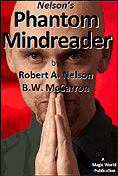 The Phantom Mindreader by Robert A. Nelson and B.W. McCarron